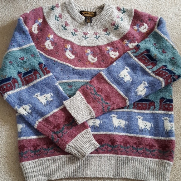 Lambs & Duckies Wool Hipster Sweater - Picture 1 of 4